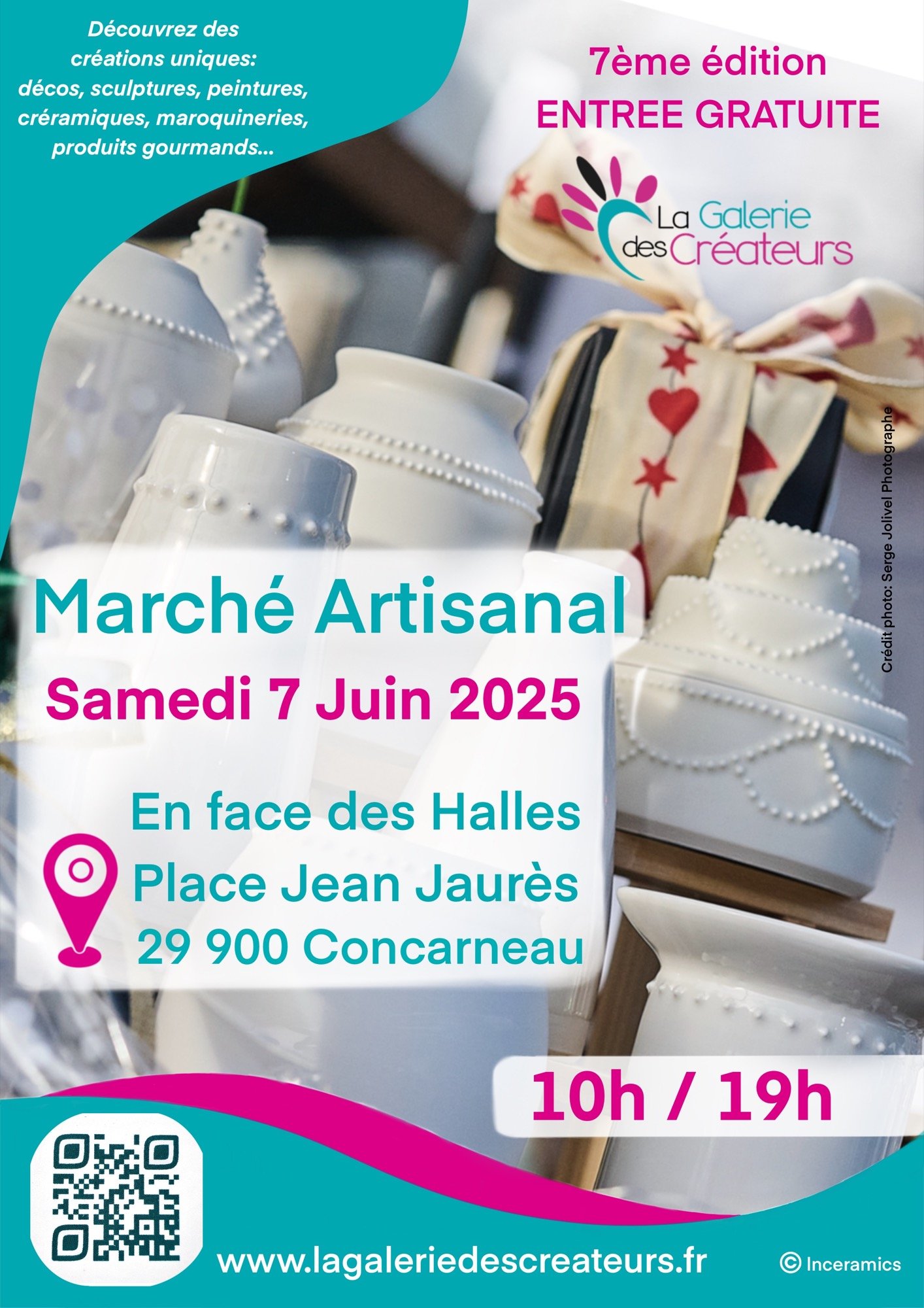 Affiche Marché artisanal de Concarneau — 7e édition