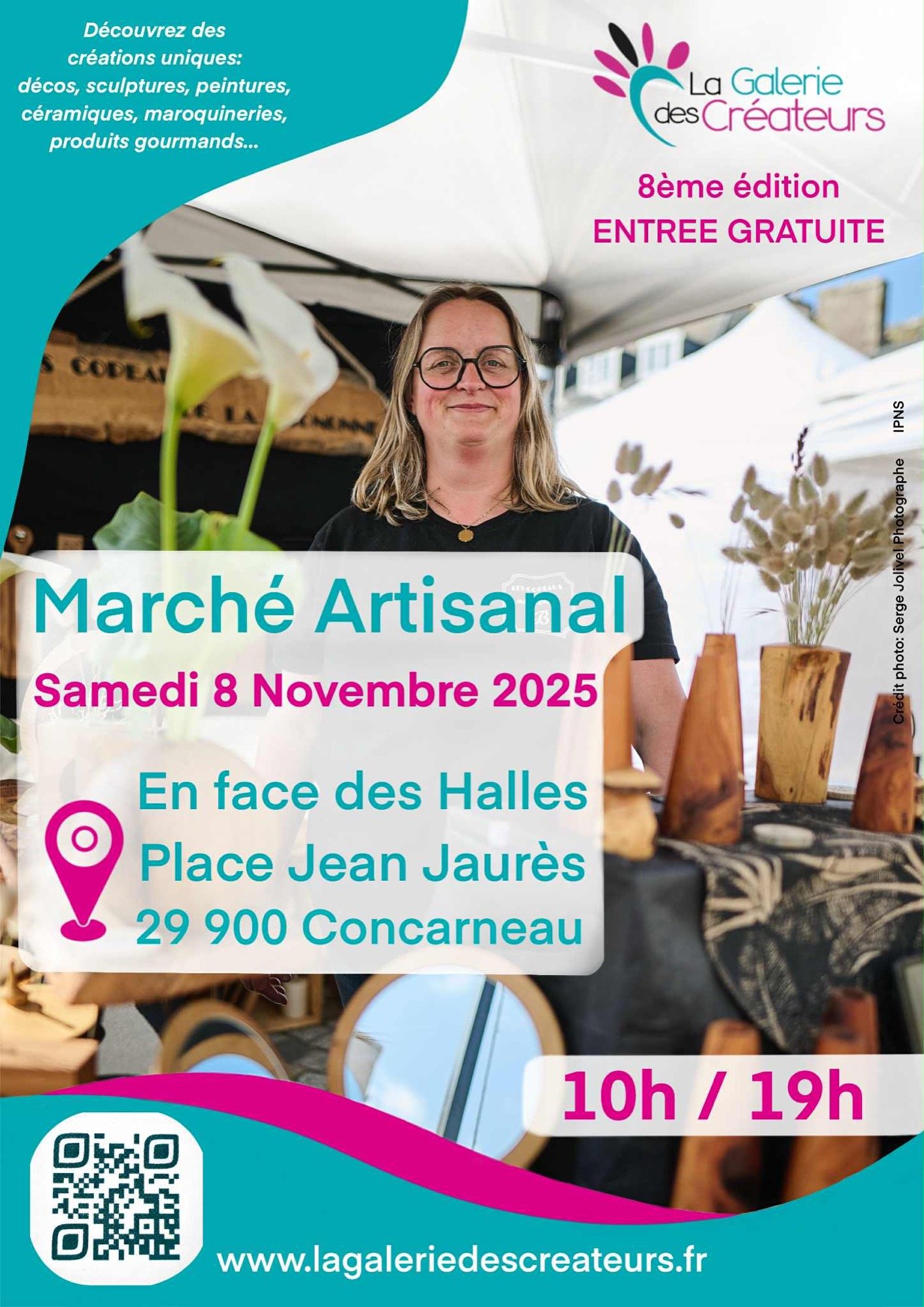 Affiche Marché artisanal de Concarneau — 8e édition