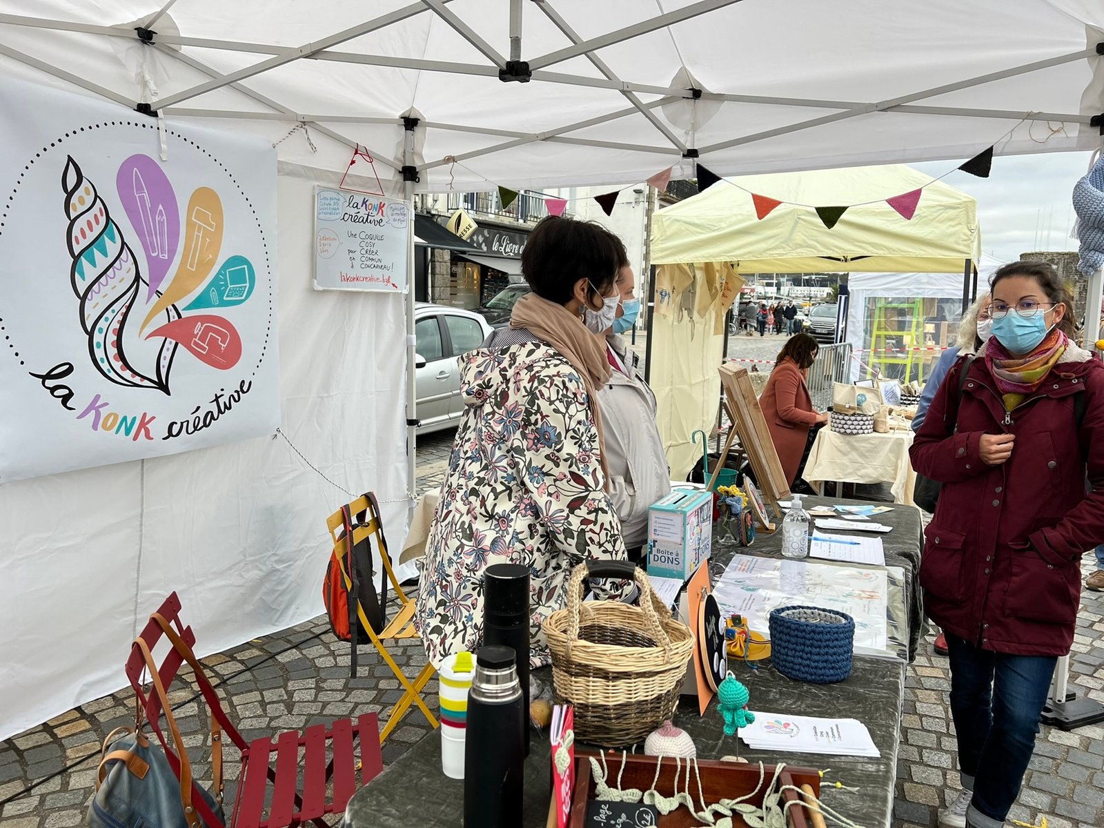 Souvenir d’un marché artisanal à Concarneau