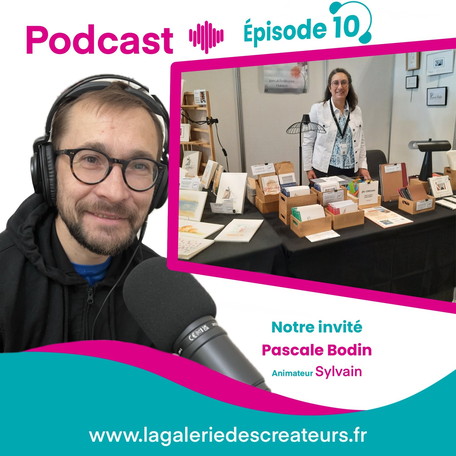 Nouvel épisode du podcast La Galerie des Créateurs