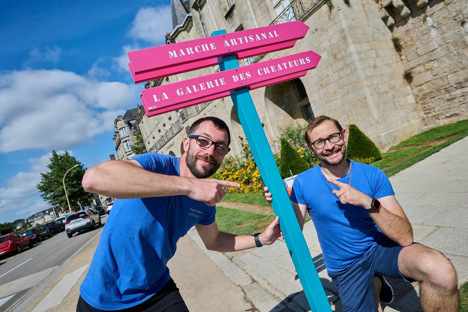 Anthony et Sylvain, équipe de La Galerie des Créateurs